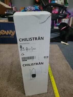 Ikea Chilistran Hanging Planter Pot Indoor Outdoor Black 4.75"x 19.5" 205.118.25